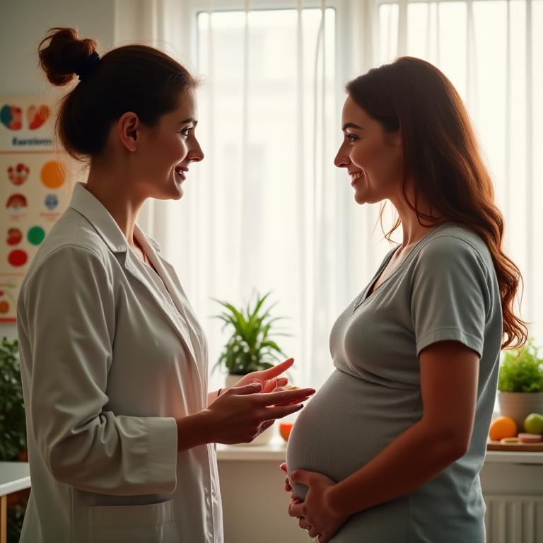 Nutritionist consultation for pregnant women